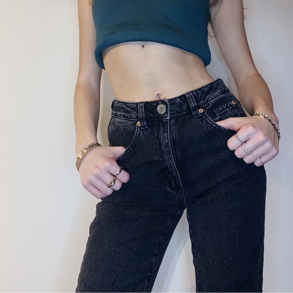 Garage black mom jeans - Picture 1 of 3